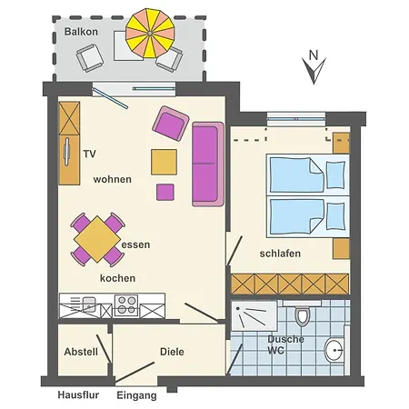 Carpe Diem 6 Apartment *